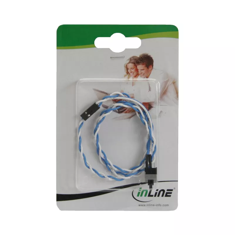 InLine maitinimo atstatymo mygtukas su kabeliu 30cm InLine 26648A