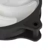 Ventiliatorius SilverStone Air Blazer 120R 12 cm juodas permatomas hidraulinis guolis