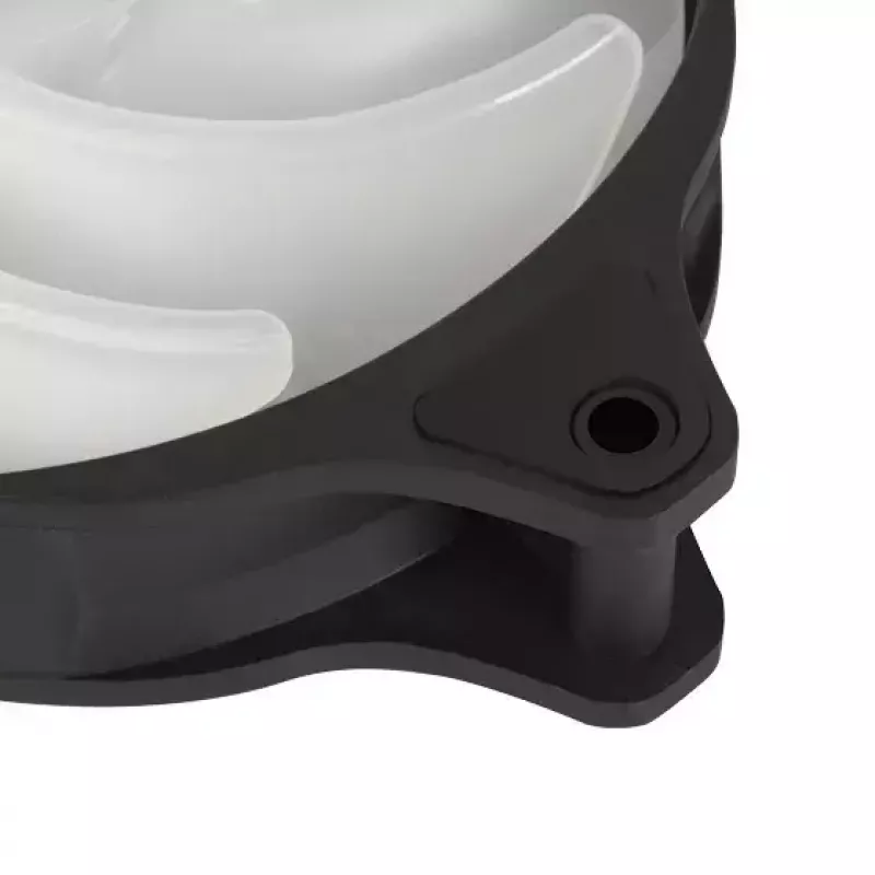 Ventiliatorius SilverStone Air Blazer 120R 12 cm juodas permatomas hidraulinis guolis