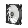 Ventiliatorius SilverStone Air Blazer 120R 12 cm juodas permatomas hidraulinis guolis