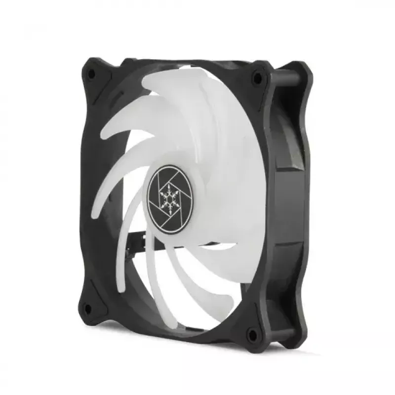 Ventiliatorius SilverStone Air Blazer 120R 12 cm juodas permatomas hidraulinis guolis