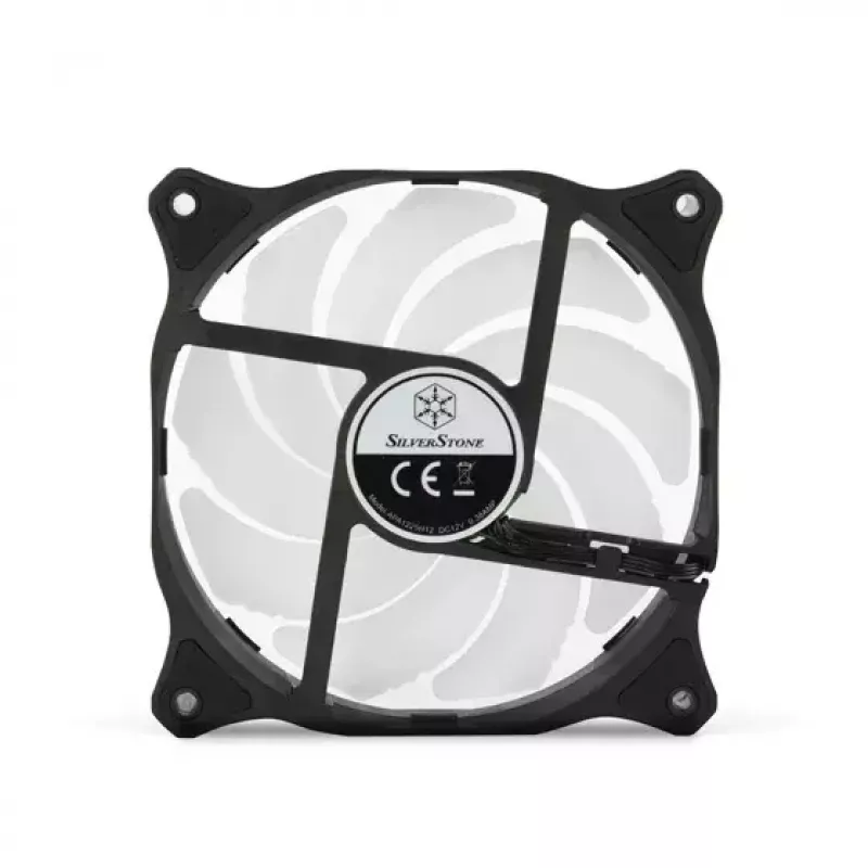 Ventiliatorius SilverStone Air Blazer 120R 12 cm juodas permatomas hidraulinis guolis