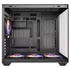 PC korpusas Antec CX800 Midi Tower juodas, medžio akcentais