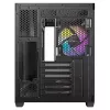 PC korpusas Antec CX800 Midi Tower juodas, medžio akcentais