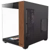 PC korpusas Antec CX800 Midi Tower juodas, medžio akcentais