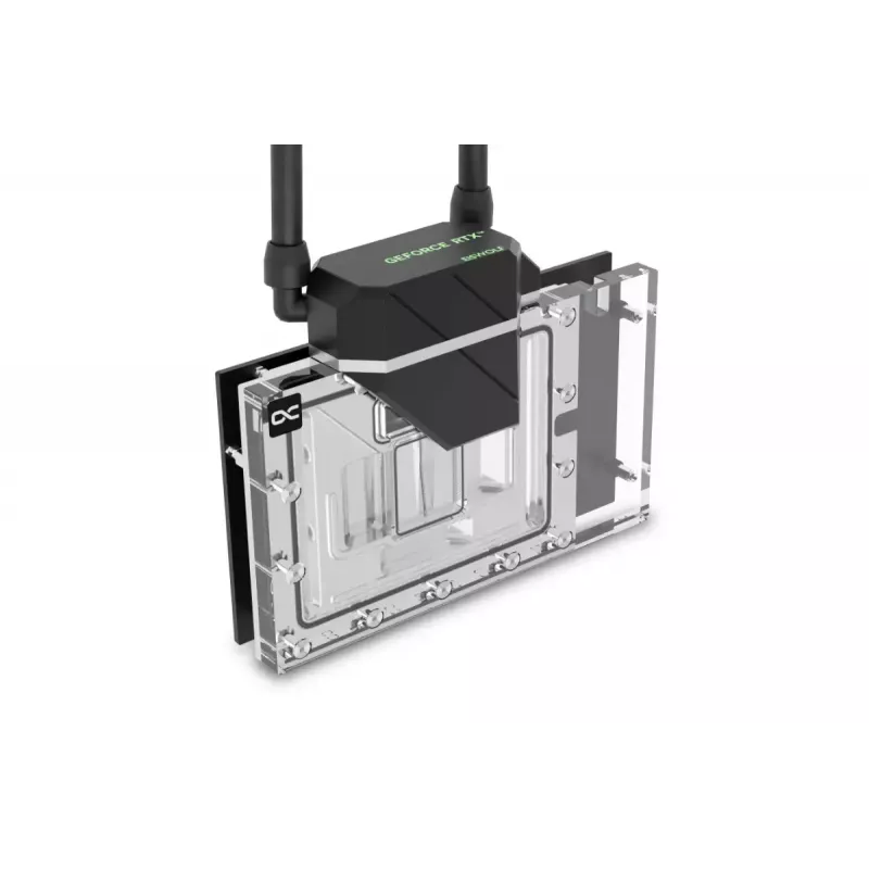 Alphacool Eiswolf 2 AIO 360 mm GPU aušintuvas, skirtas RTX 4090 Founders Edition su galine plokšte