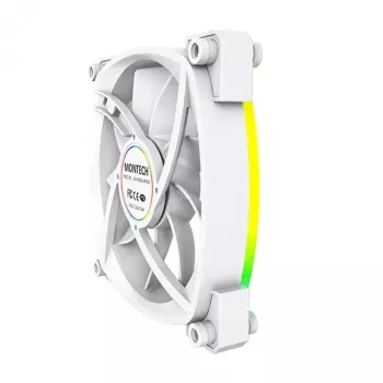 Ventiliatoriaus modulis Montech AX120 PWM 120mm 12V 3-pin 4-pin Baltas