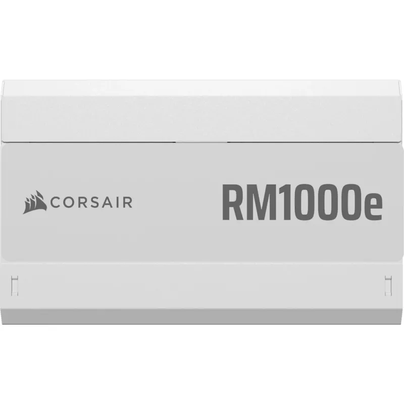 Maitinimo blokas CORSAIR RMe Series RM1000e — 1000 W, ATX 3.1, 80 PLUS Gold, visiškai modulinis, baltas, 120 mm ventiliatorius