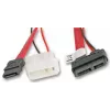 SATA kabelis ploniems optiniams įrenginiams Akasa AK-CB050-40 0,4 m