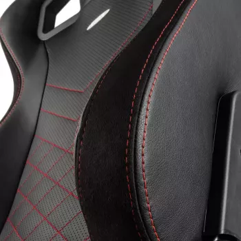 Žaidimų kėdė noblechairs EPIC Padded sėdima juoda raudona 120 kg