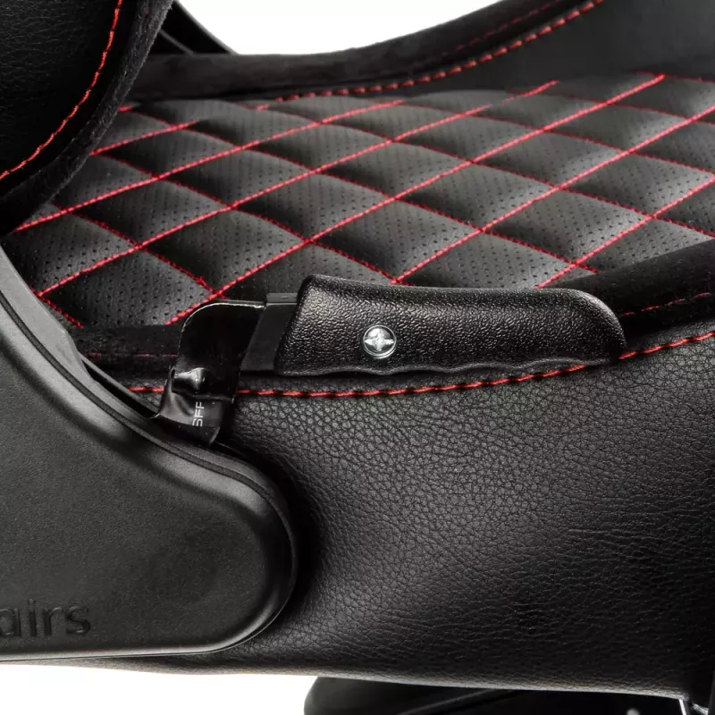 Žaidimų kėdė noblechairs EPIC Padded sėdima juoda raudona 120 kg
