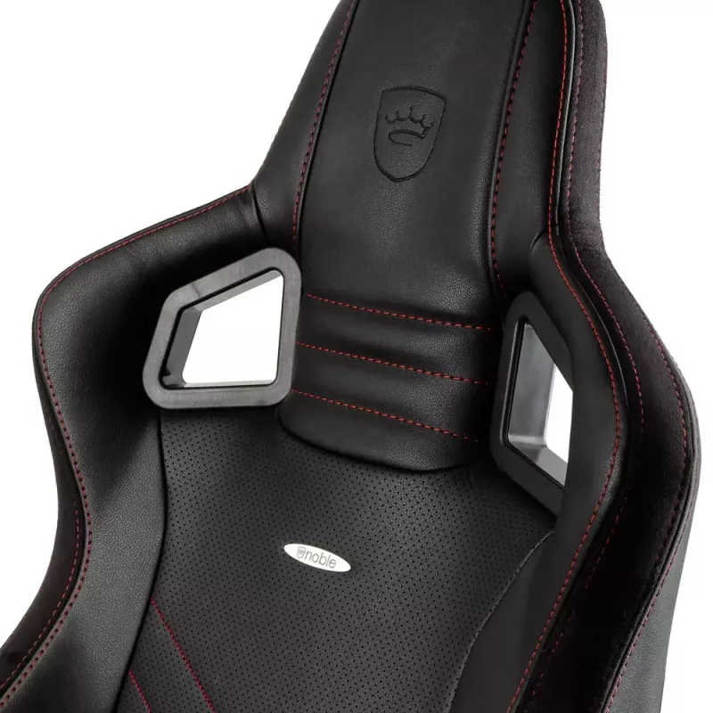 Žaidimų kėdė noblechairs EPIC Padded sėdima juoda raudona 120 kg