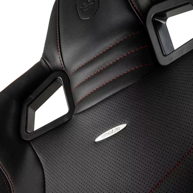 Žaidimų kėdė noblechairs EPIC Padded sėdima juoda raudona 120 kg