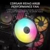 Ventiliatorius Corsair RS140 ARGB 14 cm juodas 330-1700 RPM