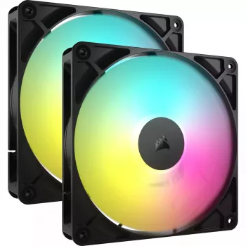 Ventiliatorius Corsair RS140 ARGB 14 cm juodas 330-1700 RPM