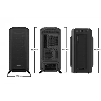 Korpusas be quiet! Silent Base 802 Window Black Midi Tower