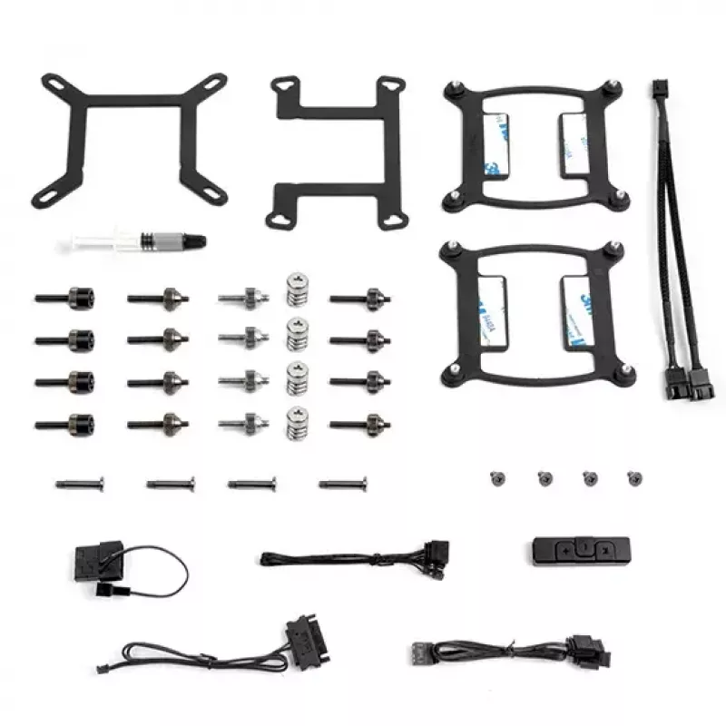 Skysčio aušinimo komplektas SilverStone VIDA 120 SLIM 12 cm Juodas 300-1800 RPM