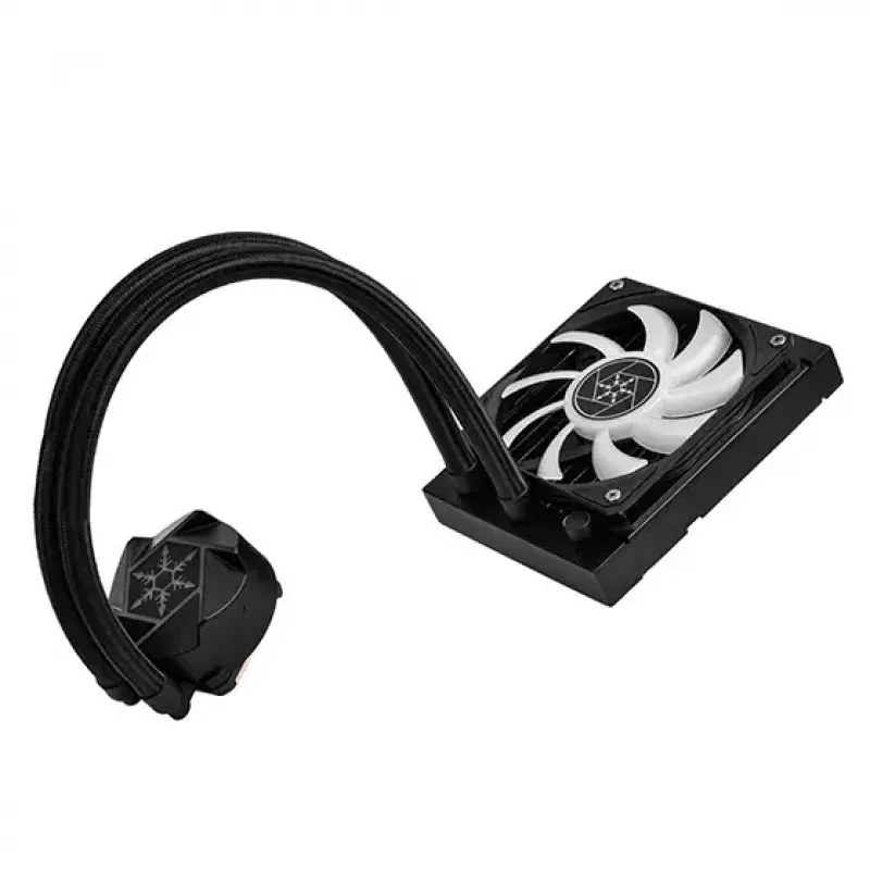 Skysčio aušinimo komplektas SilverStone VIDA 120 SLIM 12 cm Juodas 300-1800 RPM