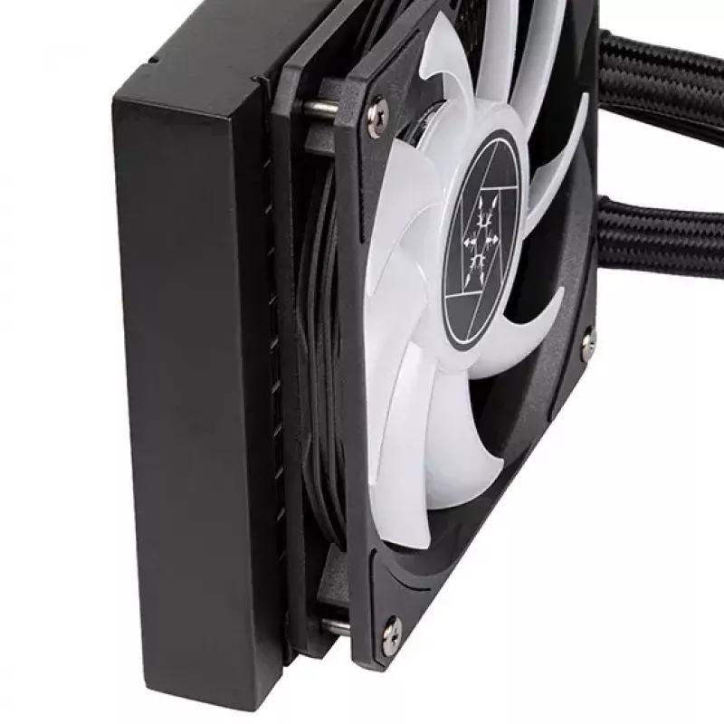 Skysčio aušinimo komplektas SilverStone VIDA 120 SLIM 12 cm Juodas 300-1800 RPM