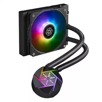 Skysčio aušinimo komplektas SilverStone VIDA 120 SLIM 12 cm Juodas 300-1800 RPM