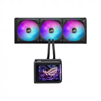 ASUS ROG Ryuo IV SLC 360 ARGB 360 mm skysčio aušintuvas procesoriui (juodas)