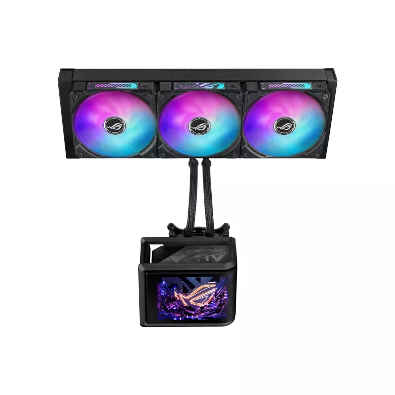 ASUS ROG Ryuo IV SLC 360 ARGB 360 mm skysčio aušintuvas procesoriui (juodas)