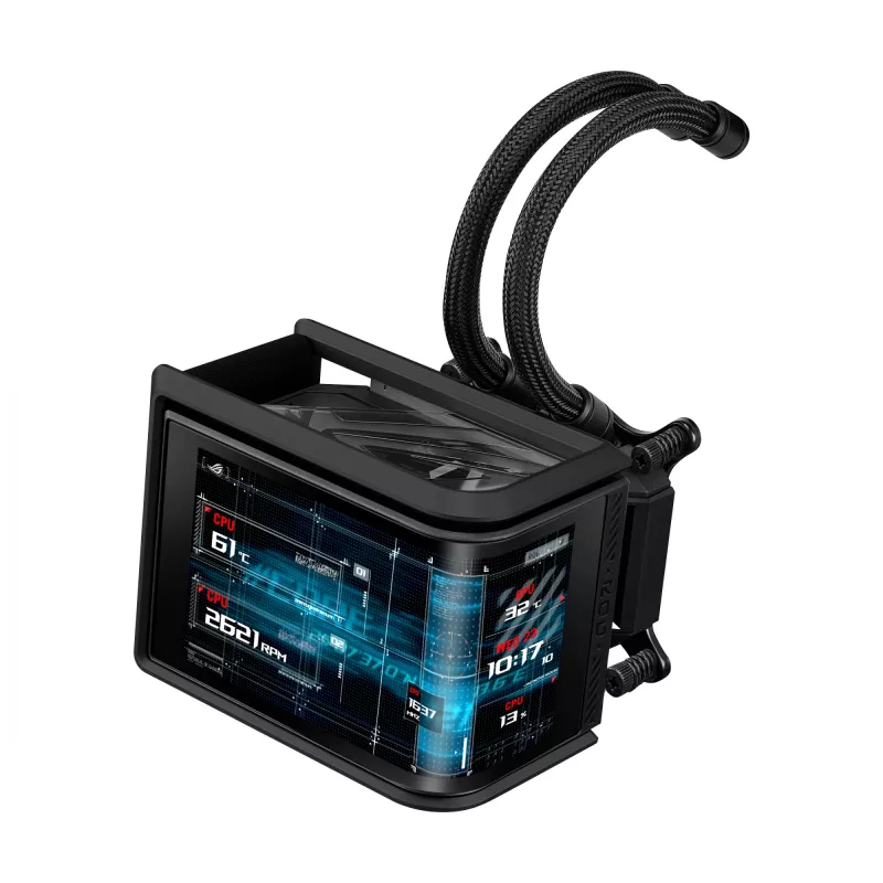 ASUS ROG Ryuo IV SLC 360 ARGB 360 mm skysčio aušintuvas procesoriui (juodas)