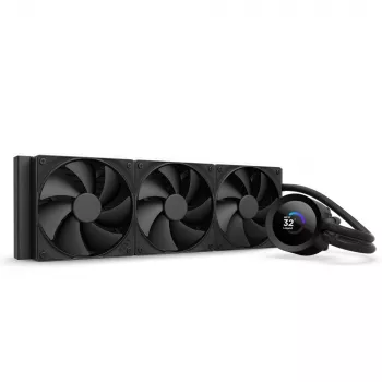Viso viename skysčio aušintuvas NZXT Kraken Plus 360 12 cm juodas Fluid Dynamic Bearing