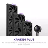 Viso viename skysčio aušintuvas NZXT Kraken Plus 360 12 cm juodas Fluid Dynamic Bearing