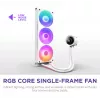 Skysčio aušintuvas NZXT Kraken Plus 360 RGB White 500-2400 RPM