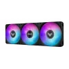All-in-one skysčio aušintuvas ASUS TUF Gaming LC III 360 ARGB LCD — 360 mm radiatorius, 3x 120 mm ventiliatoriai, Socket AM5/AM4/LGA1700/LGA1200, Juodas