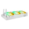 ASUS TUF Gaming LC III 360 ARGB LCD White Edition – skystas aušinimas CPU, 360 mm radiatorius, 3×120 mm PWM ventiliatoriai, LCD ekranas, baltas