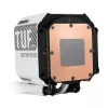 ASUS TUF Gaming LC III 360 ARGB LCD White Edition – skystas aušinimas CPU, 360 mm radiatorius, 3×120 mm PWM ventiliatoriai, LCD ekranas, baltas