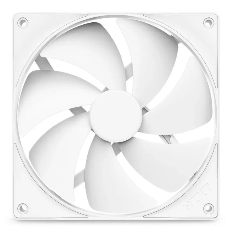 NZXT aušinimo ventiliatorius F140p 140mm baltas statinis slėgis
