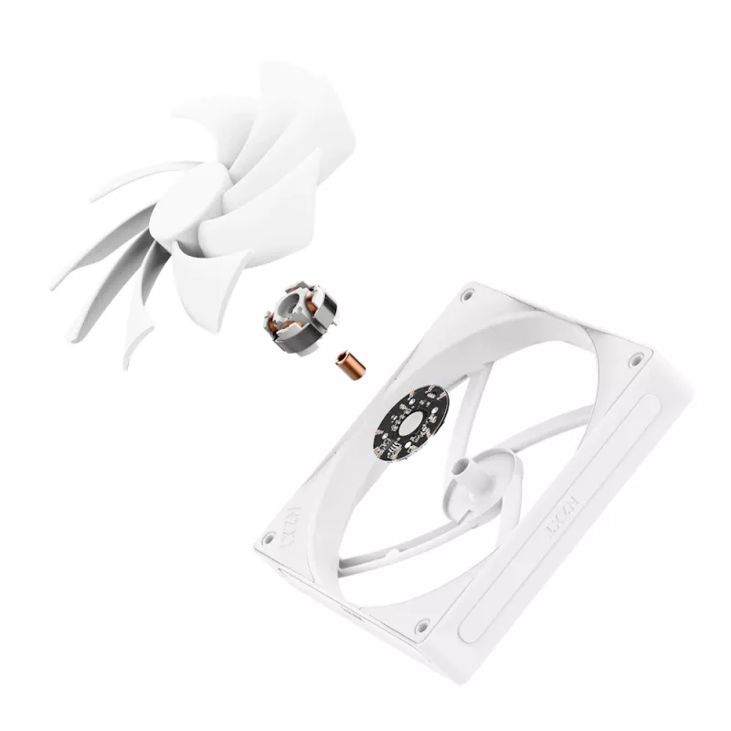 NZXT F140Q V2 baltas PWM korpuso ventiliatorius, 140 mm (RF-Q14SF-W2)