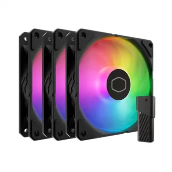 COOLER MASTER SickleFlow Edge 120 ArGB 3-in-1 ventiliatorių rinkinys