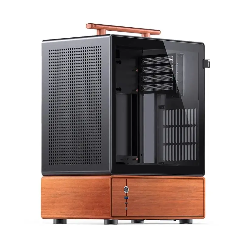 Korpusas Jonsbo T7 Midi-Tower mATX Grūdintas Stiklas juodas