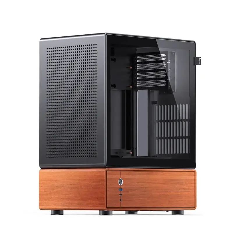 Korpusas Jonsbo T7 Midi-Tower mATX Grūdintas Stiklas juodas
