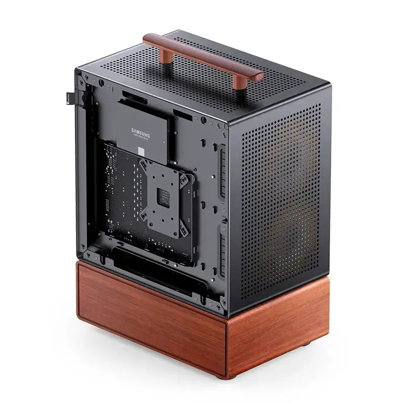 Korpusas Jonsbo T7 Midi-Tower mATX Grūdintas Stiklas juodas