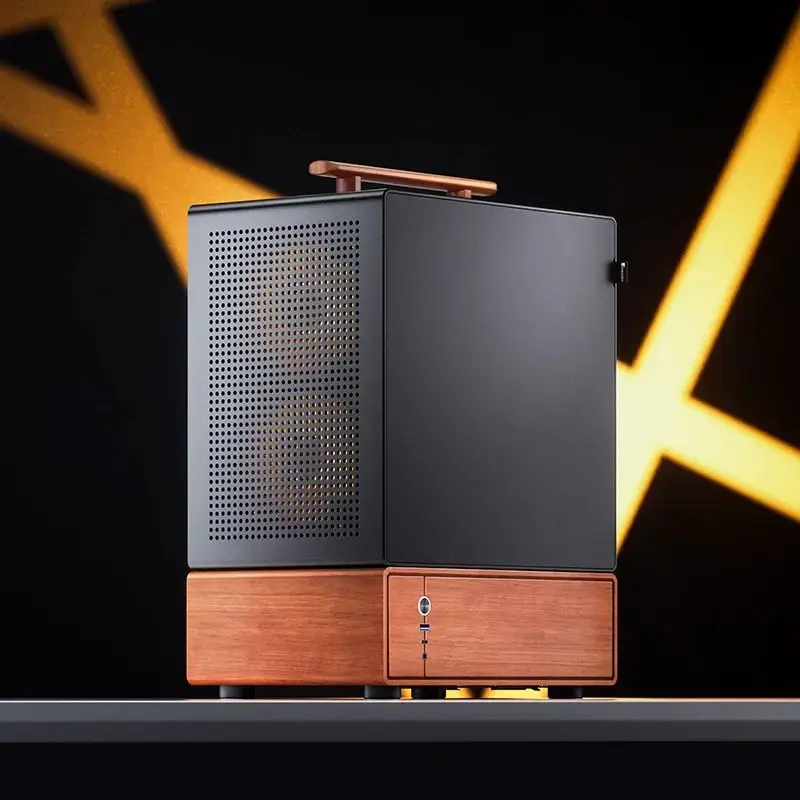 Korpusas Jonsbo T7 Midi-Tower mATX Grūdintas Stiklas juodas