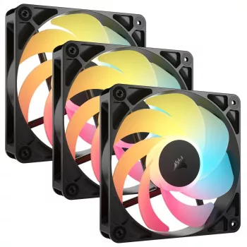 Ventiliatorių rinkinys CORSAIR RS120-R ARGB 120mm 3 vnt., 120 mm, ARGB apšvietimas, 3 ventiliatoriai