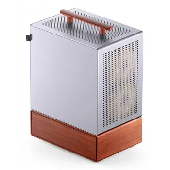 Korpusas Jonsbo T7 Midi Tower mATX grūdintas stiklas sidabrinis