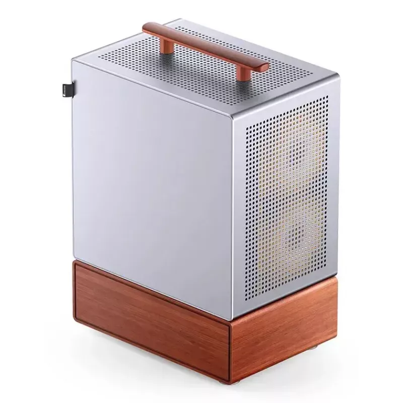 Korpusas Jonsbo T7 Midi Tower mATX grūdintas stiklas sidabrinis