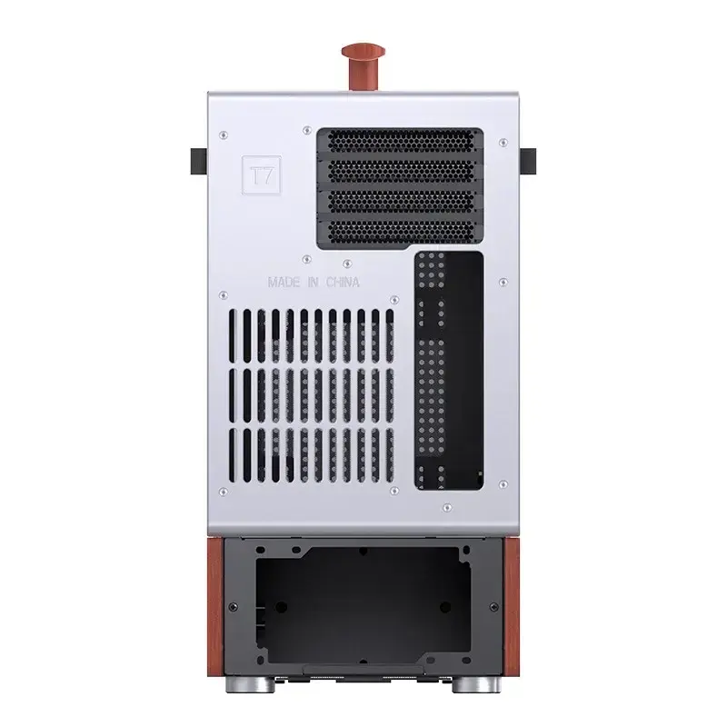 Korpusas Jonsbo T7 Midi Tower mATX grūdintas stiklas sidabrinis