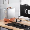 Korpusas Jonsbo T7 Midi Tower mATX grūdintas stiklas sidabrinis
