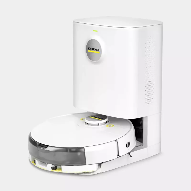 Kärcher RCV 5 siurbimo ir įkrovimo stotis 2.269-643.0 robotui siurbliui, 4 l, balta