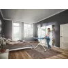 Lyginimo lentos viršutinis paminkštintas užvalkalas Leifheit 71606 — medvilnė/poliesteris/poliuretanas, tinka 1250×400 mm, mėlynas