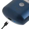 Rotacinis skustuvas Adler AD 2937, 2 rotacinės galvutės, įkraunamas Li-Ion 250 mAh, plaunamas, belaidis, mėlynas