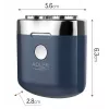 Rotacinis skustuvas Adler AD 2937, 2 rotacinės galvutės, įkraunamas Li-Ion 250 mAh, plaunamas, belaidis, mėlynas