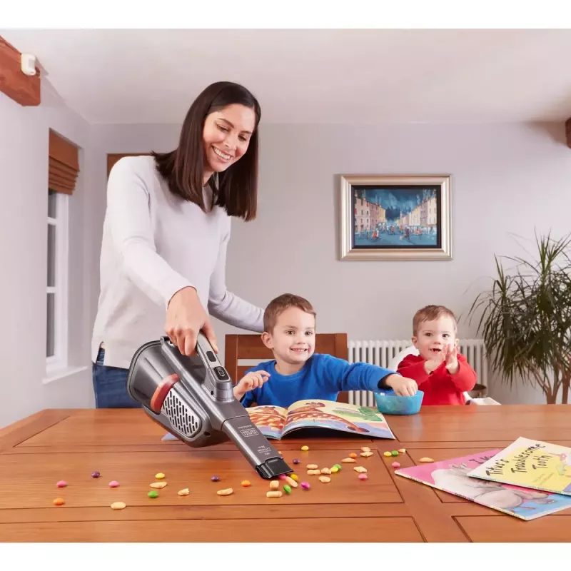 Nešiojamas dulkių siurblys Black & Decker BHHV520JF, 230 V, NiMH 2 Ah, 15 min., sausas valymas, 1,2 kg
